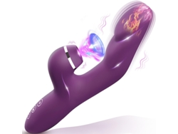 Vibrador Calentado De Succin Con 5 Modos De Succin 10 Modos De Vibracin (prpura) Yizhood