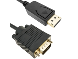 Cable VGA BEMATIK DisplayPort macho para VGA macho 3 m