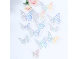 Pegatinas De Pared 3d De Mariposas Huecas Para Decoración Del Hogar, Bodas Y Festivales.