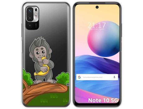 Carcasa Xiaomi POCO M3 Pro 5G TUMUNDOSMARTPHONE Dibujos Transparente Multicolor