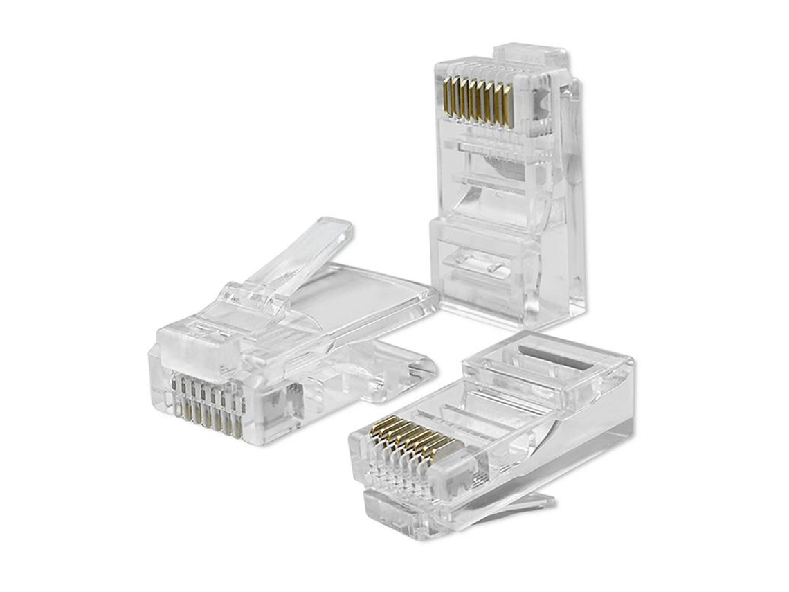 Conector Modular Qoltec 54553 Rj45 Cat6 Utp Pack 10