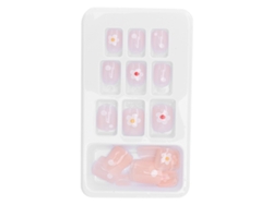 Uñas postizas Kkml-24 para mujer con cobertura total, adhesivas, puntas de uñas artificiales, herramienta de manicura artística P151