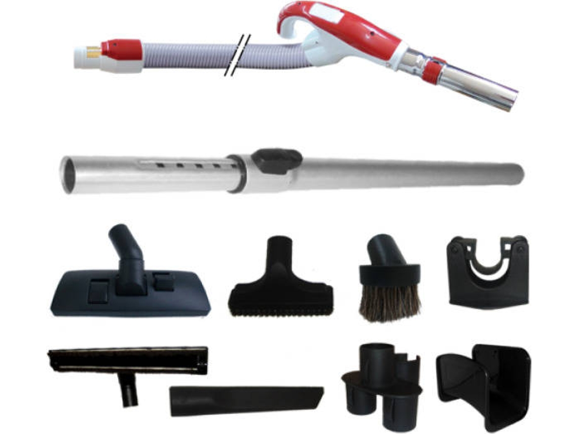 Kit de Accesorios de Aspiradoración Central CICLOSYSTEM On/Off 10mt KOF10MT (Compatibilidad Tomas 32 mm)