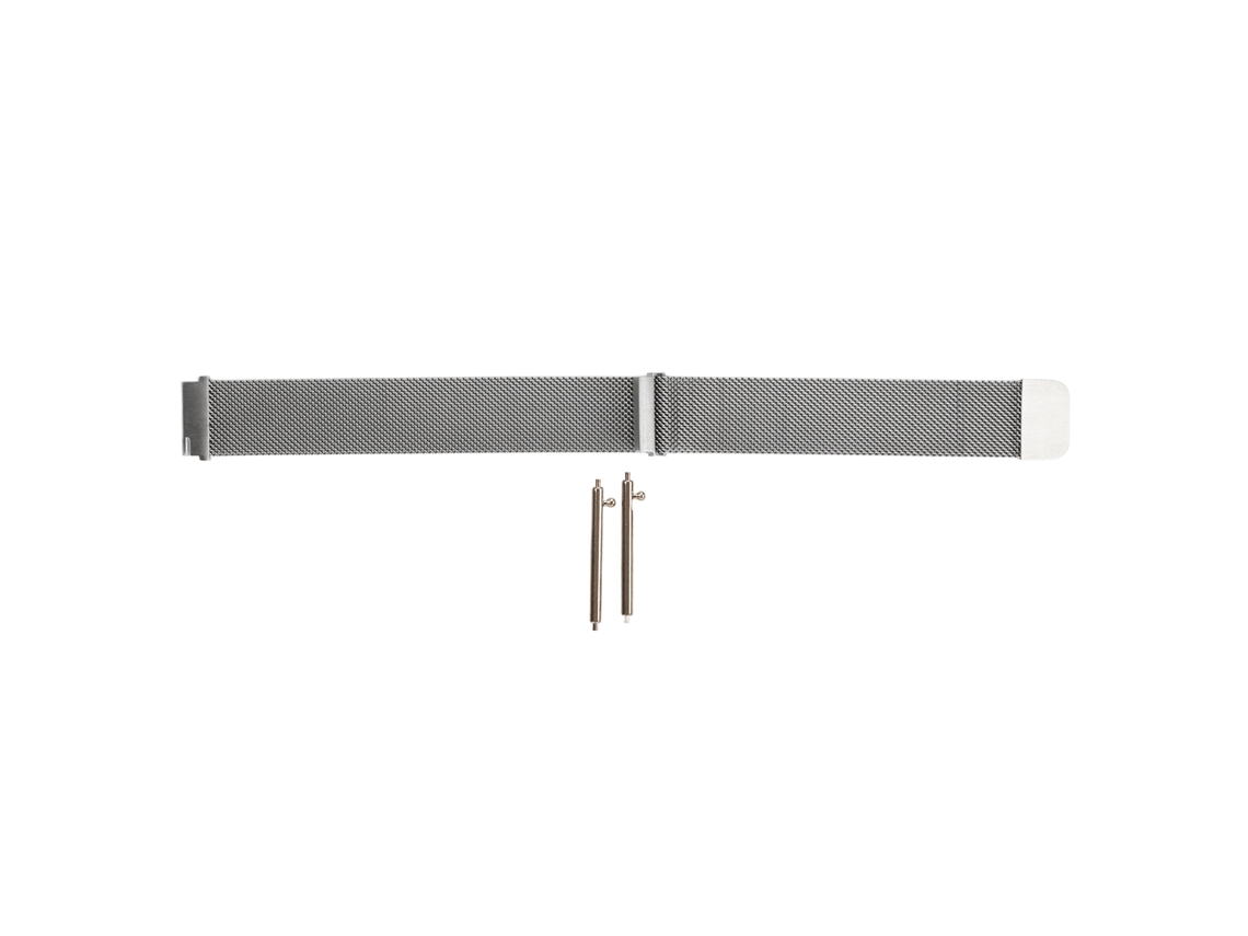 Cinto De Relógio Magnético Aço Inoxidável Quick Release Para Huawei Gt2 Prateado
