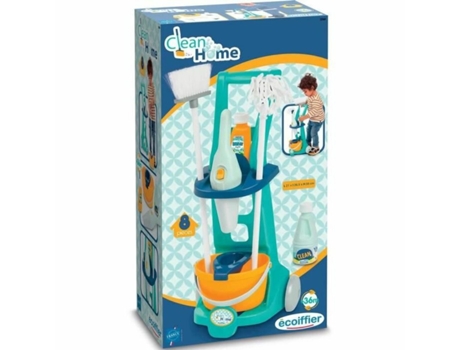 Accesorio de Casas de Juguete ECOIFFIER Set de Limpieza Clean Home Juguetes (Edad Mínima Recomendada: 3 años)