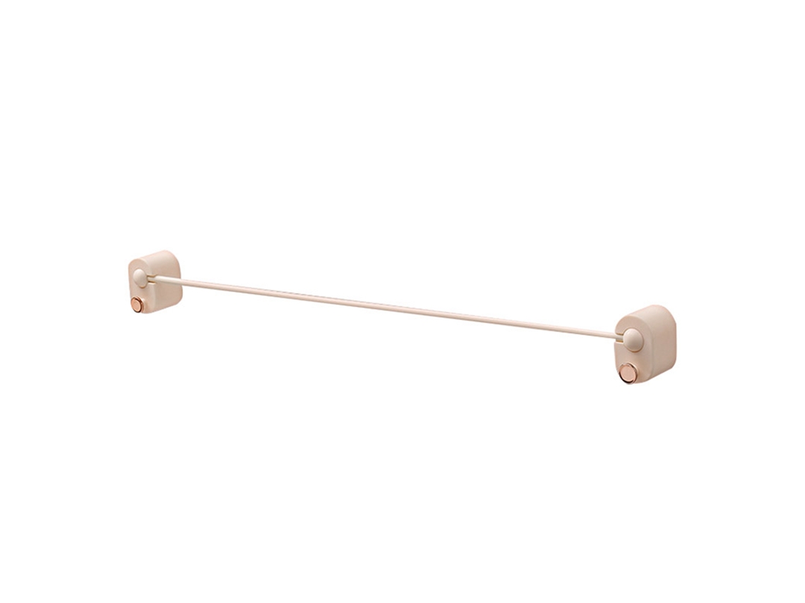 Barra Para Toallas De Baño Sencilla, De Montaje En Pared, Sin Necesidad De Taladrar, De Acero Duradero, Giratoria 180°, Alargada.