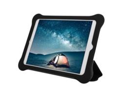 Funda de silicona a prueba de golpes para iPad 9.7, cubierta protectora negra y dorada