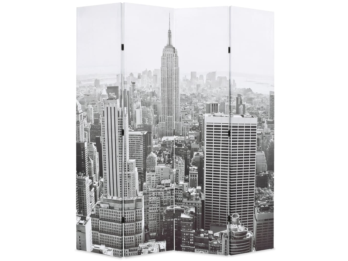 Biombo VIDAXL Multicolor Tela (160x170 cm)