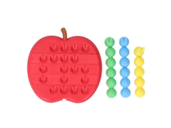 Dan26-juguete De Oruga Come Manzanas Para Niños: Entrenamiento De Pensamiento Lógico, Interacción Padre-hijo, Rompecabezas Educativo Temprano