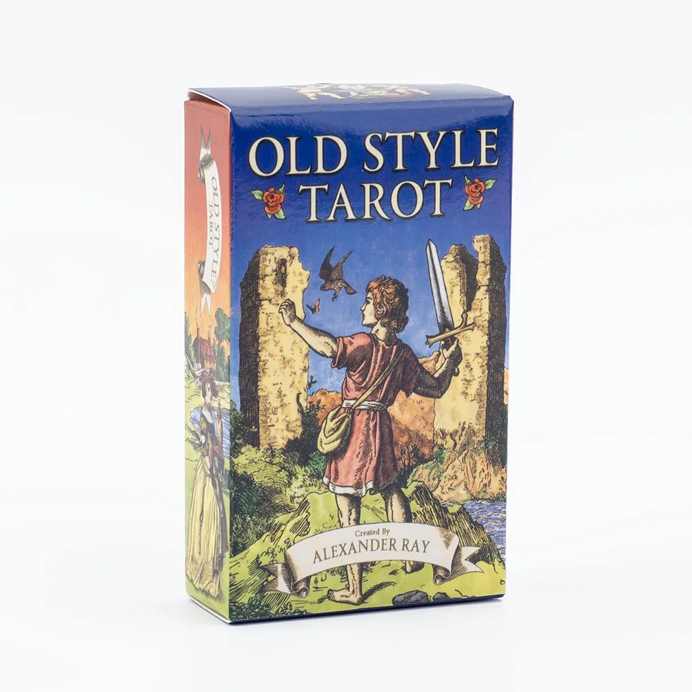 Baraja De Tarot De 79 Cartas De Estilo Antiguo, Versión En Inglés, Versión Para Adivinación, 10,3 X 6 Cm.