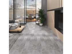 Lamas Para Suelo De Pvc Autoadhesivas Gris Hormigón 5,02 M² 2mm