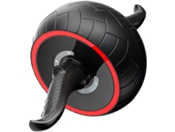Rueda Abdominal Silenciosa De Goma Negra Para Entrenamiento