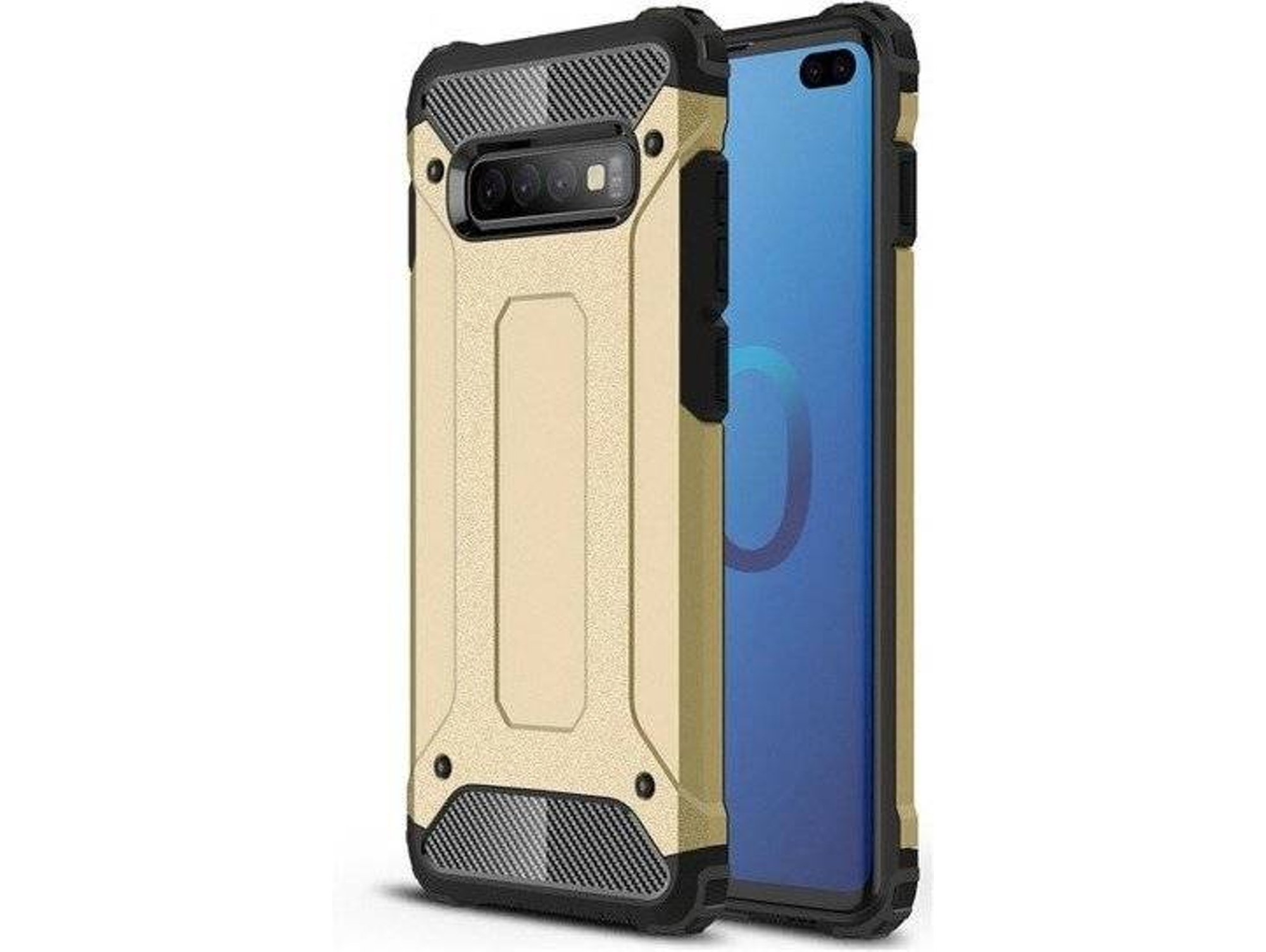 Funda Samsung Galaxy S10 Plus LMOBILE Armor Dorado