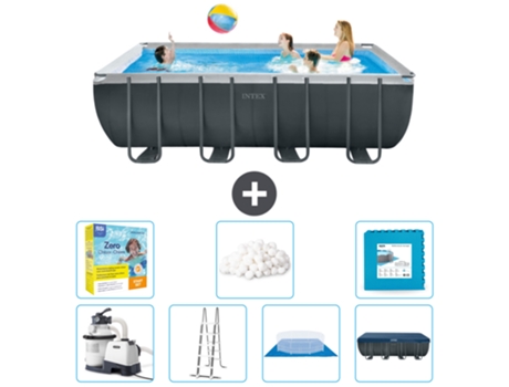 Piscina Tubular INTEX 26356GN-CB48 (17203 L - 274x132cm)