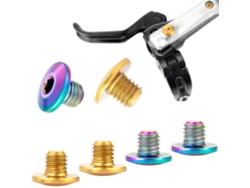 Juego De 12 Tornillos De Titanio M5x10mm Para Freno De Disco De Bicicleta De Montaña T25