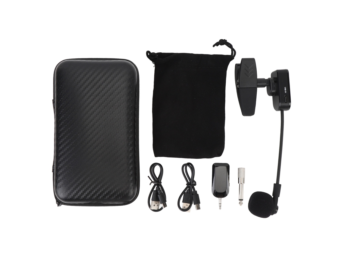 Sistema De Micrófono Inalámbrico Para Saxofón, Con Clip, Alcance De 40 M, Captación De Sonido De Alta Sensibilidad, Conectar Y Usar.