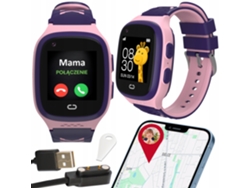 Reloj Inteligente Para Niños Con Sim, Teléfono, Videollamadas, Gps Y Sms (rosa)