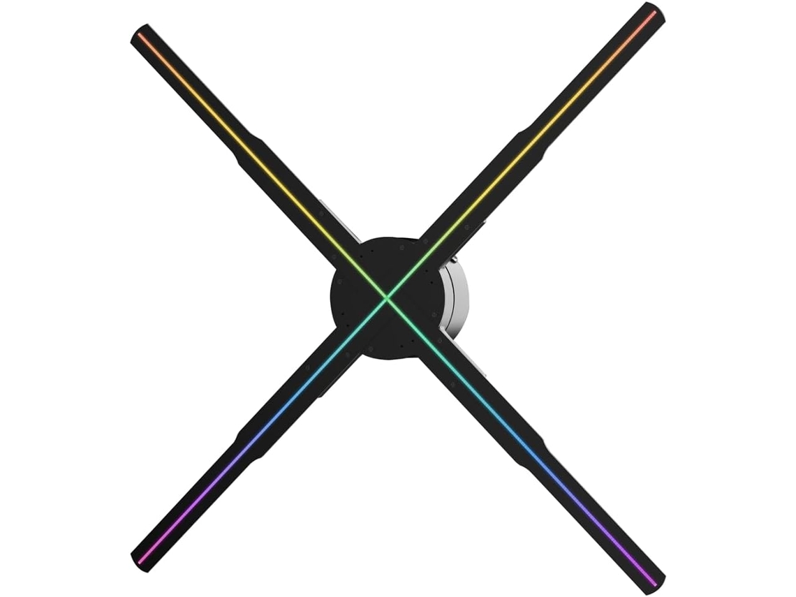 Proyector Holográfico 3d Wifi De 56 Cm Con 678 Led Y Control Por Aplicación.