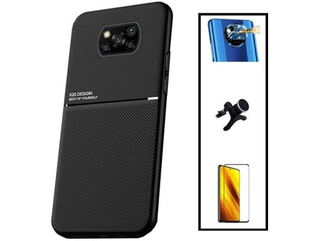 Funda y Protector Xiaomi Redmi Poco X3 Pro PHONECARE Magnetic Lux Negro