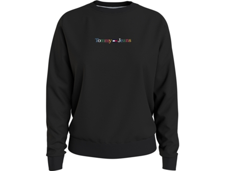 Camiseta TOMMY JEANS Reg Serif Negro (XL)