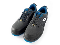 Zapatillas De Trabajo Seguridad S1P Pro Sport Talla 45 Gris/Azul OMP Meccanica