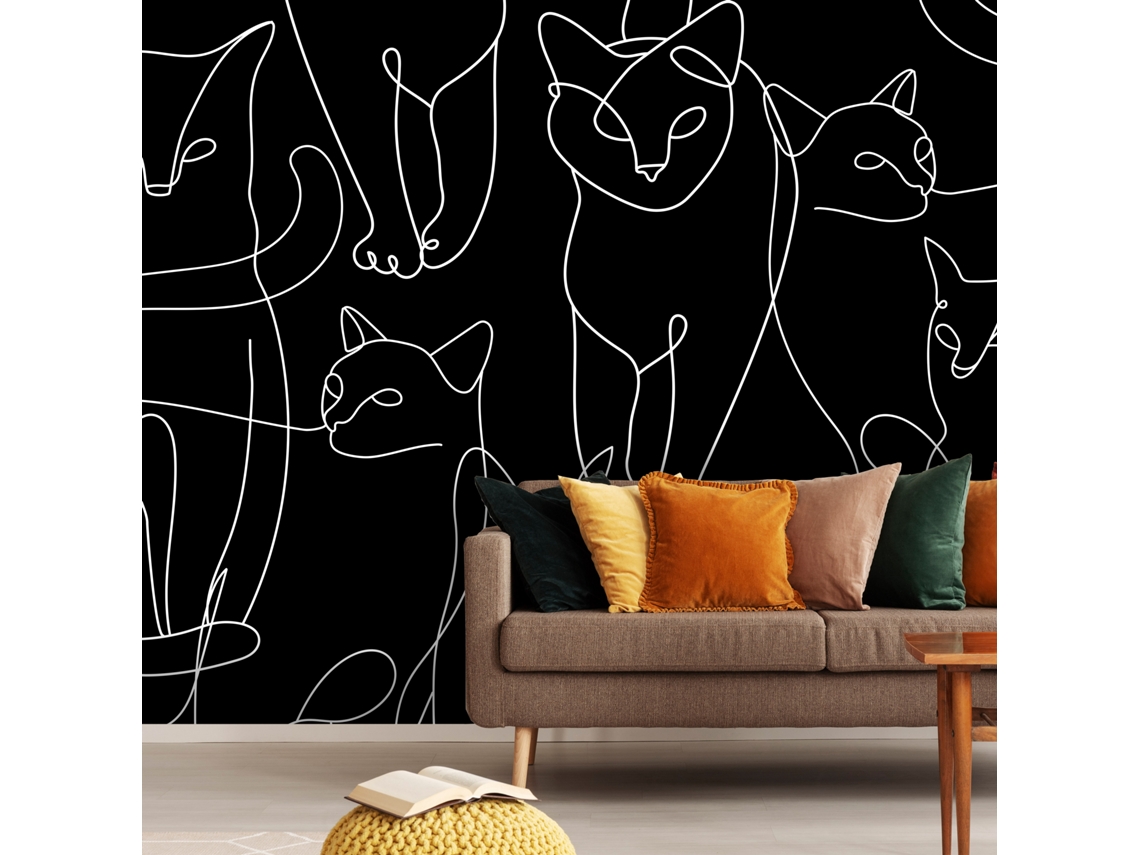 Papel de Pared ARTGEIST Cat Habits - First Variant (150x105)