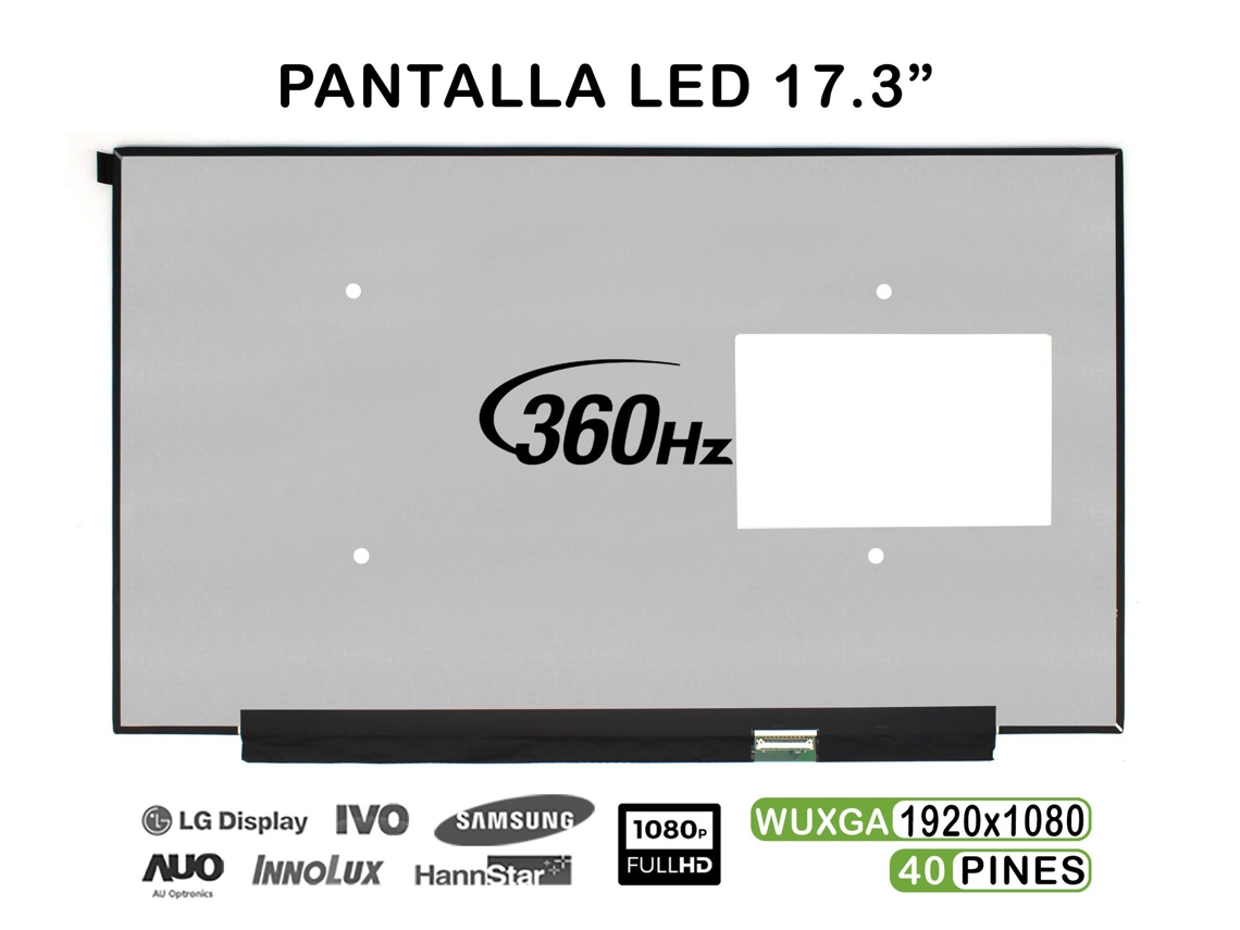 Pantalla LED de 17,3 pulgadas para portátil NE173FHM NZ6 V8.0 360 Hz FHD 40 pines compatible
