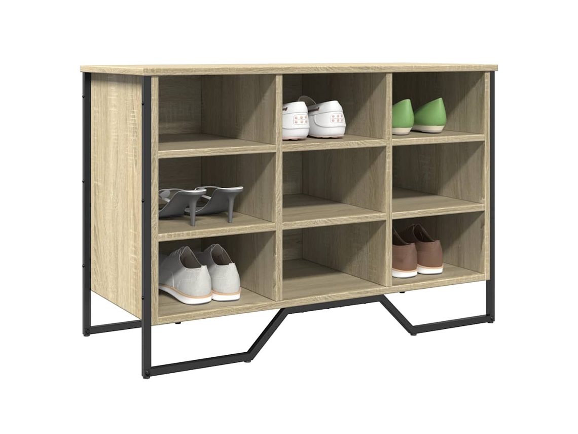 Zapatero | Armario Zapatero De Madera De Ingeniería Roble Sonoma 90x38x61,5 Cm