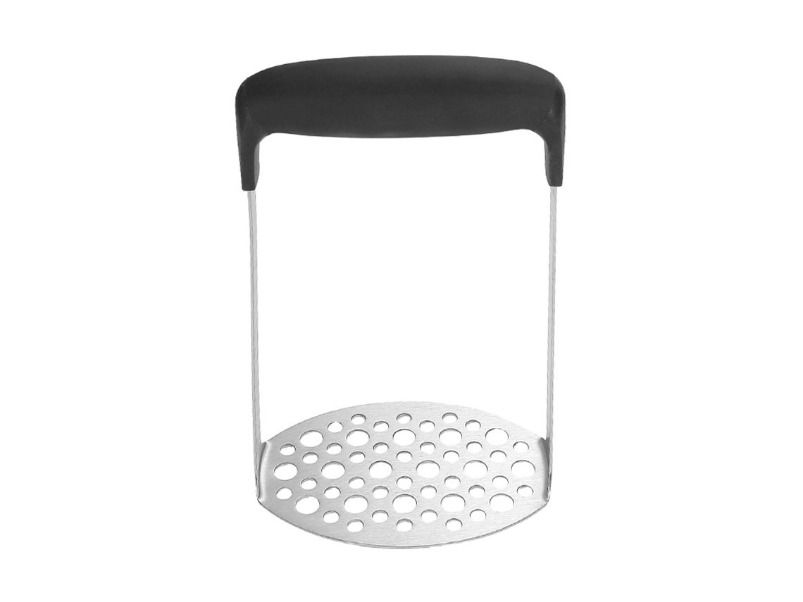 Pulverizador De Verduras De Acero Inoxidable Con Diseño Ergonómico, 12x7x17cm, Negro