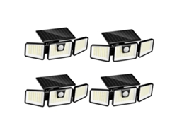 Conjunto de 4 focos solares de 800 lm Falcon Lumisky