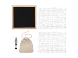 Quadro de feltro Rebe com letras e números intercambiáveis para decoração de quarto
