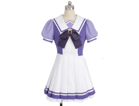 Jockey Girl Cos Disfraz Cosplay Mejiro McQueen Uniforme Manga Corta L