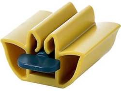 Exprimidor de pasta de dientes, limpiador facial multifuncional, exprimidor manual, dispensador con clip amarillo Rosewell