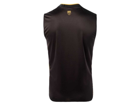 Camiseta sin Mangas de Hombre para Fútbol HUARI Dunkey Ii Negro (XL)