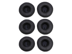 6 Almohadillas De Repuesto Para Auriculares Para Mayor Comodidad Y Aislamiento Acústico Para Tune 600btnc 660nc 510bt T450bt T500bt (negro)