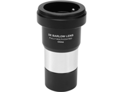 Lente Barlow 3x De 1,25 Pulgadas, Cuerpo Metálico Multicapa Con Rosca M42.