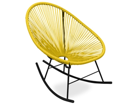 Silla de Exterior Mecedora de Jardín Acapulco 82x70x88cm ACAPULCO STYLE