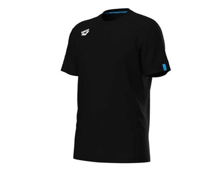 Camiseta Unisex para Natación ARENA Team Solid Negro (XS)