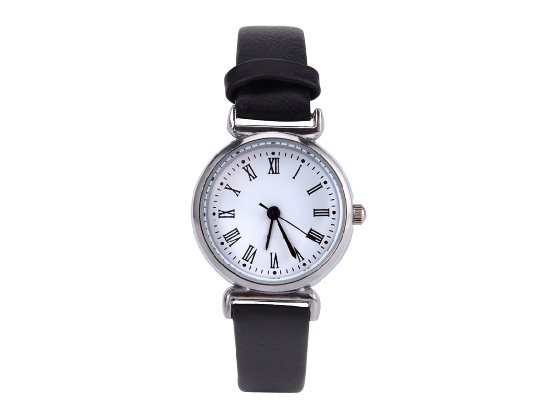 Reloj De Vestir Pequeño De Cuero Para Mujer
