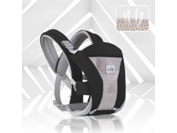 Portabebés Panoona apto para bebés de 3 a 24 meses (versión transpirable) Negro