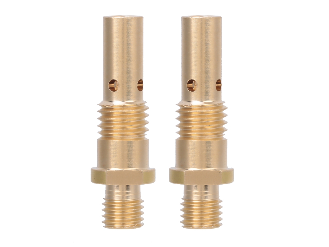 2pcs Difusor De Gás 51 Para Pistola De Solda Mig Tweco Mini/1 100l Em Latão Resistente Ao Calor