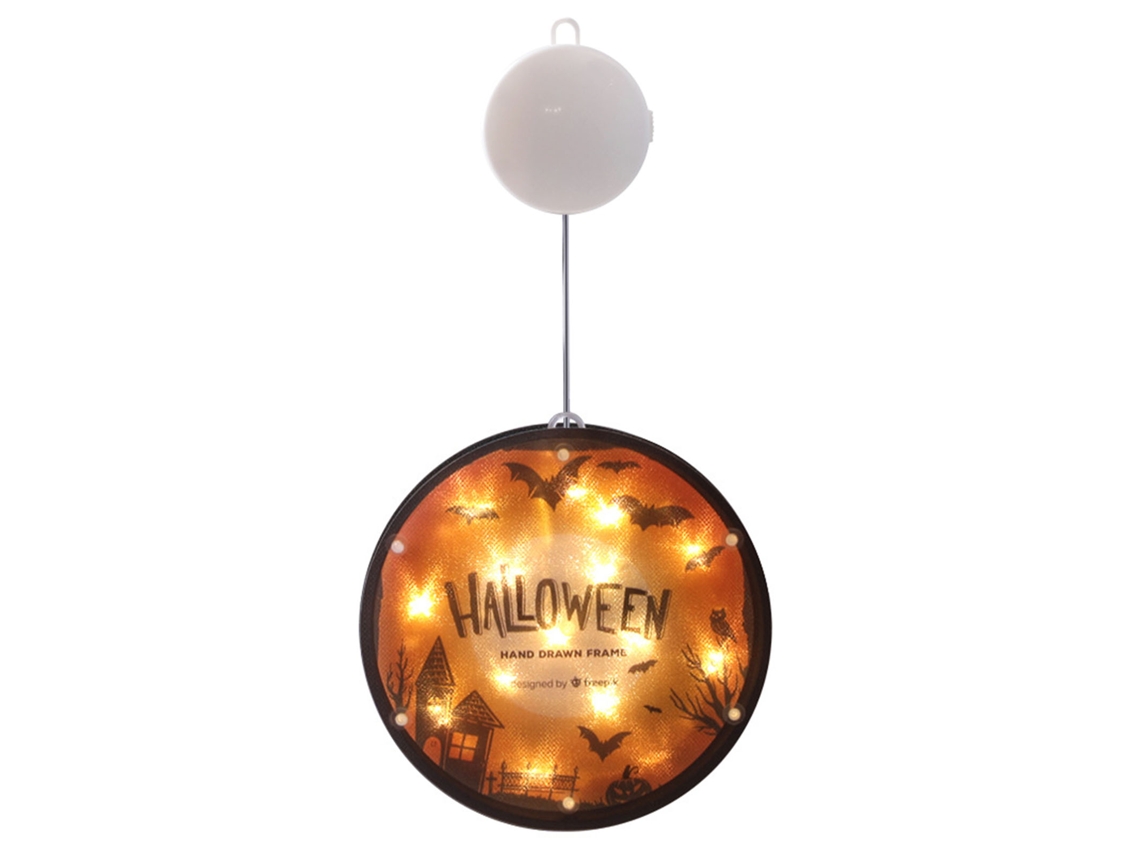 Lámpara Colgante De Halloween Con Forma De Murciélago Led, Decorativa Para Fiestas, Funciona Con Pilas.