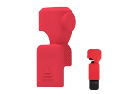 MEOIRUERY Funda Protectora de Silicona para Accesorios Osmo Pocket 3, Funda con Protector de Pantalla y Tapa para Lente 2 en 1