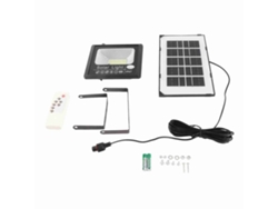 2026-lámpara Solar De Calle 30w 100led Con Control Remoto, Impermeable, Luz De Proyección Super Brillante Para Jardín Exterior