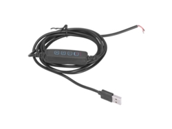 Cable de alimentación USB universal de 2 m para bombillas LED con interruptor CHABERLU