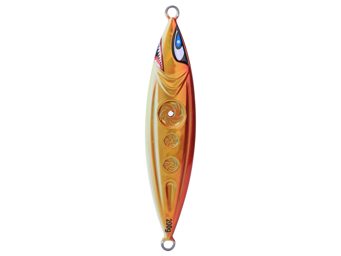 200g Isca Artificial 3d Jigging Noctilucente Para Pesca En Agua Salada Herramienta De Pesca
