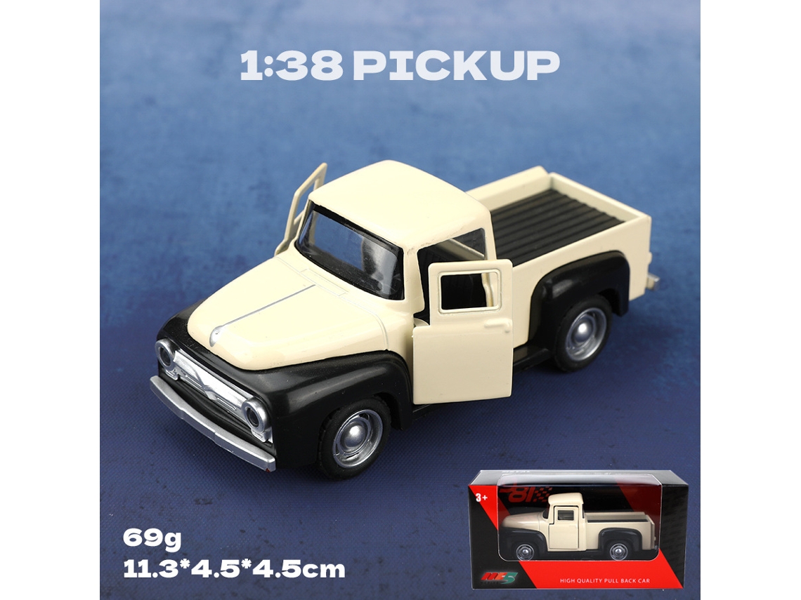 Modelo De Coche Clásico Retro De Metal Fundido A Presión A Escala 1/38, Figura.