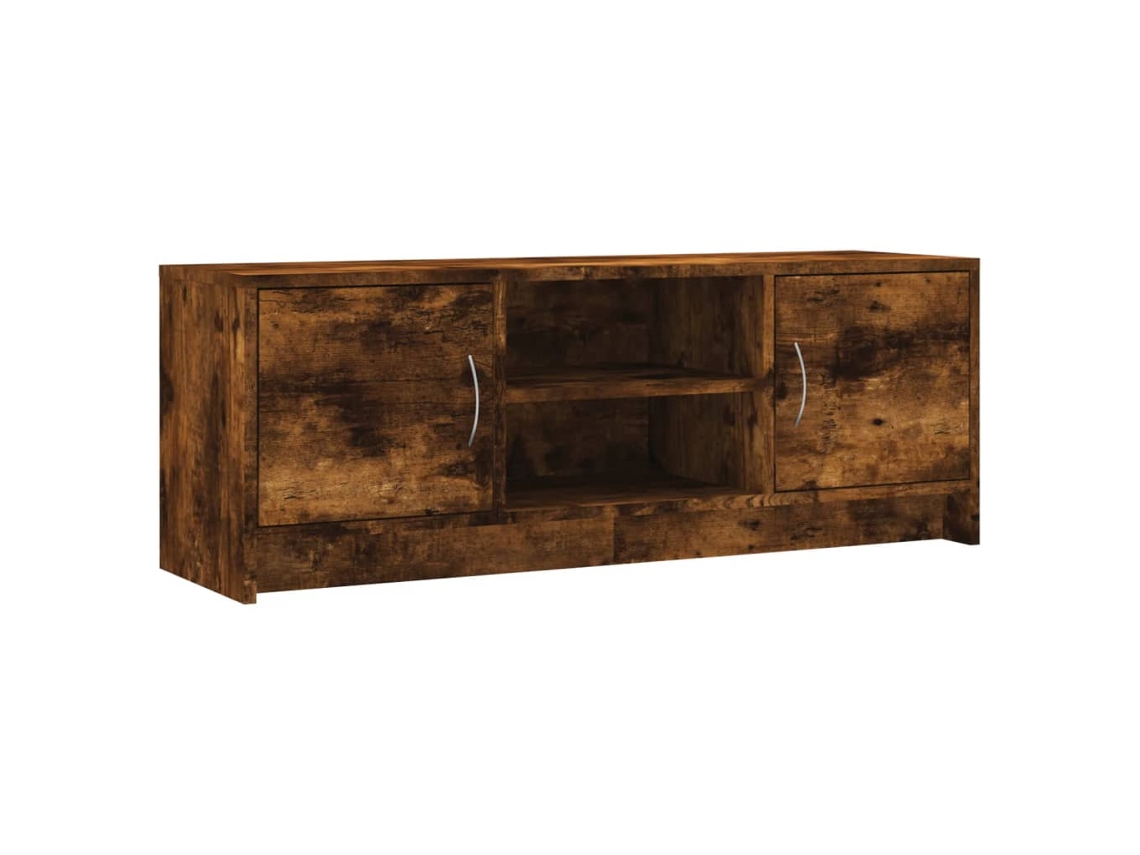 Maison Exclusive - Mueble De Tv Madera De Ingeniería Roble Ahumado 102x30x37,5 Cm