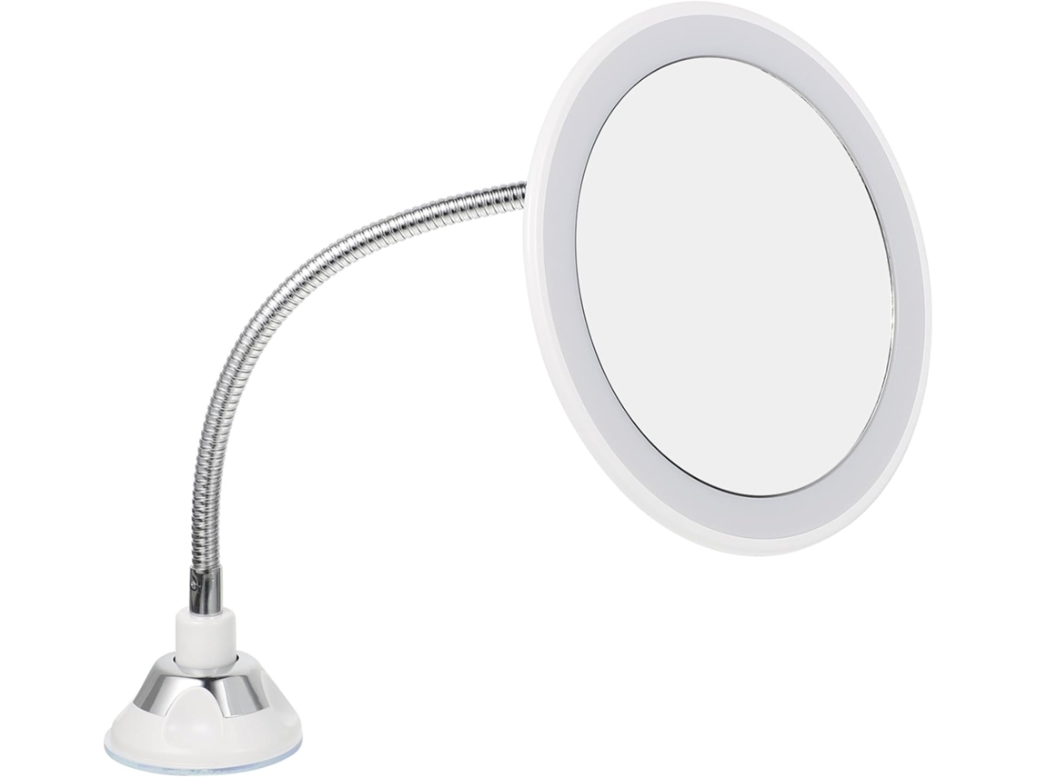 Espejo De Maquillaje Con Ventosa Y Aumento De 10x, Espejo Cosmético Giratorio De 360 Grados Para Baño, Pequeño
