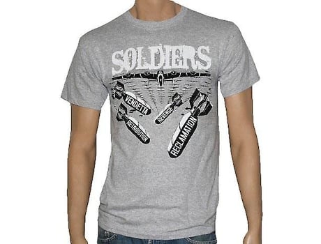 Camiseta ROCKINSTONE Soldados Bombas (L)